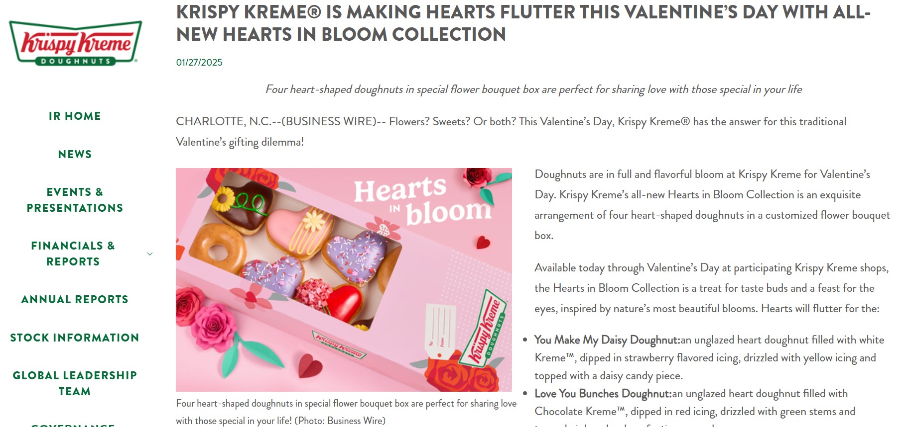 krispykremevalentinelimitededition Home Valentine Edition from Krispy Kreme