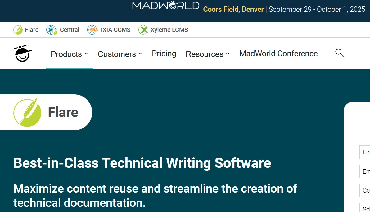 madcapflarehomepage Home Home Page of Madcap Flare