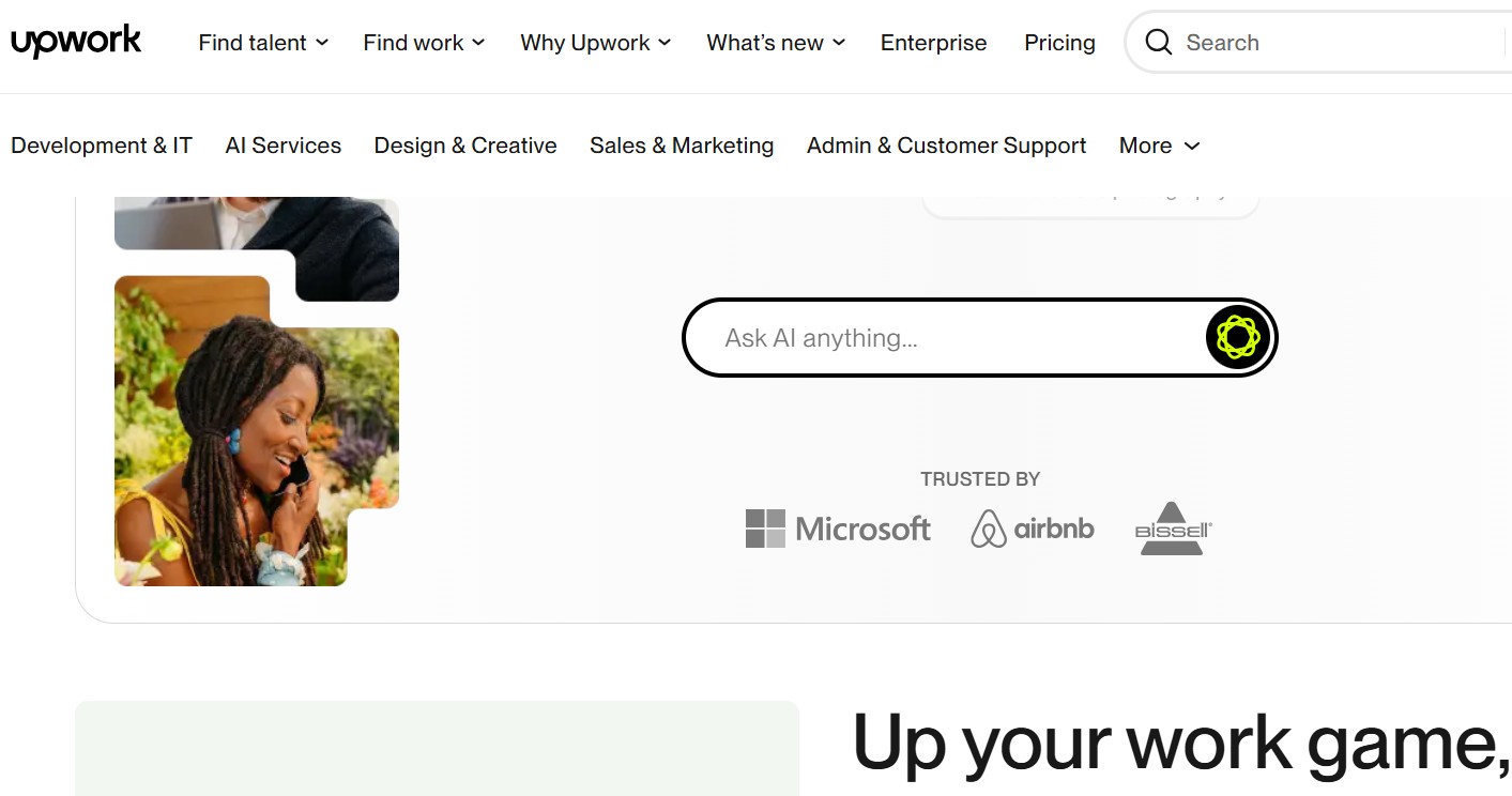 upworkhomepage Home Home Page of Upwork