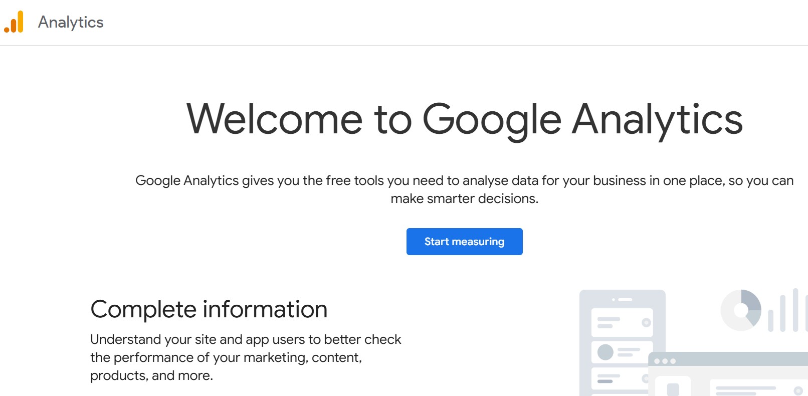 googleanalyticshomepage Home Home Page of Google Analytics