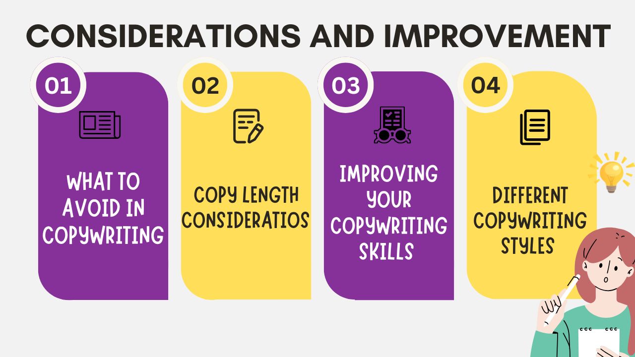 Considerations and Improvement in Copywriting Home Key Copywriting Considerations and Tips for Continuous Improvement