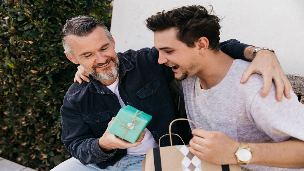 Father Giving Heartfelt Wishes to His Son Home a Father Expressing Love and Pride to His Son on Fathers Day