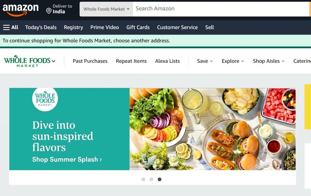 Amazon Whole Foods Organic Grocery Shopping Redefined Home Amazon Whole Foods Market Showcasing Organic Products
