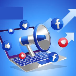 Illustration of a Facebook Marketing Strategy Driving Increased Sales Audience Reach and Business Growth