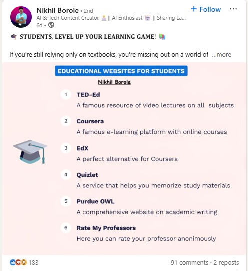 LinkedIn Post Ideas for Students Home Effective Linkedin Post Ideas for Students to Build Personal Brand