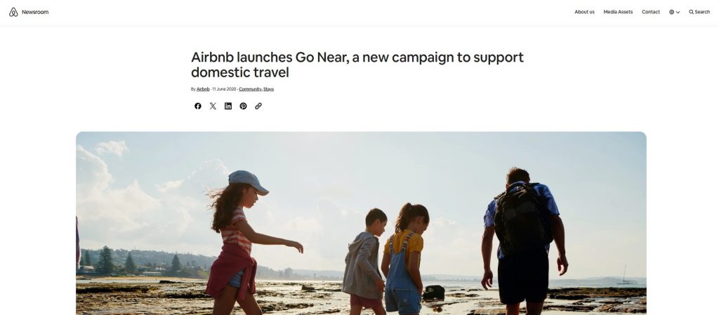 Airbnb Go Near Campaign Wordsmithh Blog Airbnb Go Near Campaign Promoting Local Travel Post covid 19