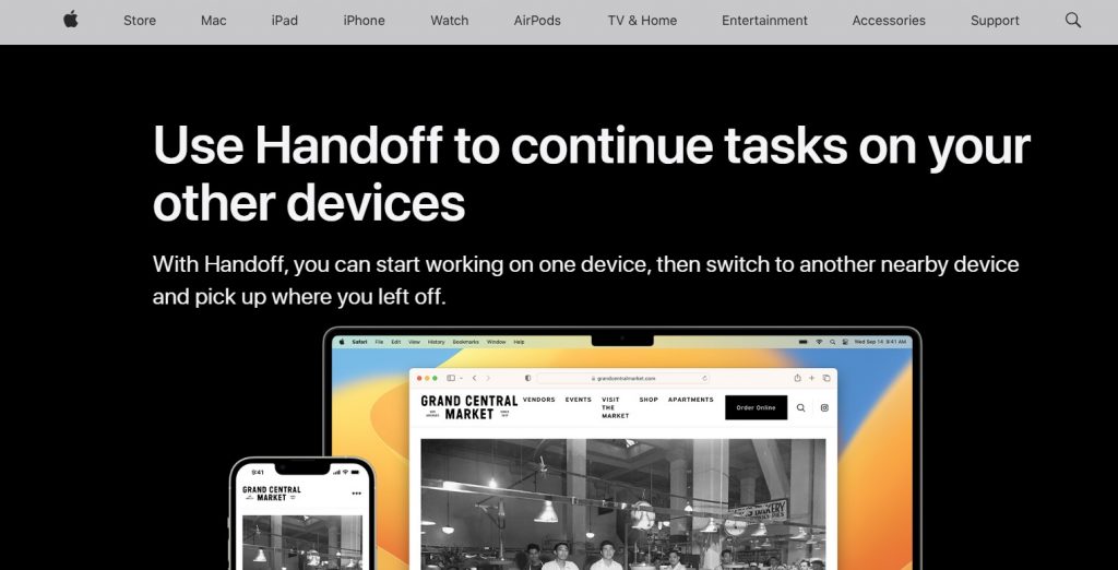 Apple Ecosystem Features iMessage AirDrop iCloud Handoff Wordsmithh Blog Apple Devices Connected Via Imessage Airdrop Icloud and Handoff