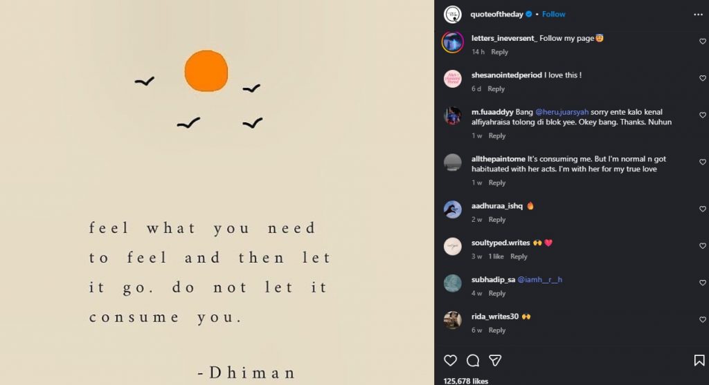 Instagram Image Post Example Wordsmithh Blog Example of a Static Image Post on Instagram Used for Brand Marketing