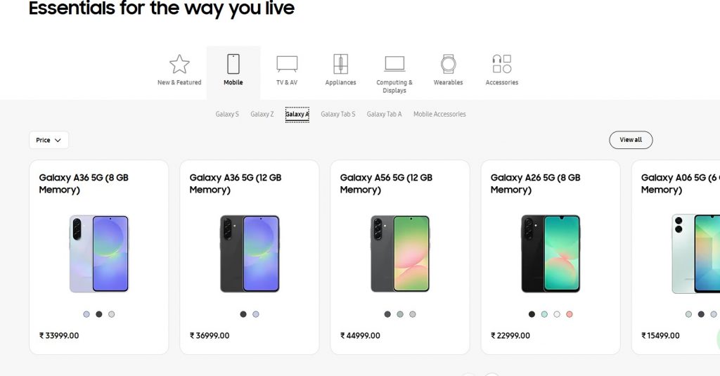 Samsungs Price Marketing Wordsmithh Blog Samsung Pricing Strategy Targeting All Market Segments