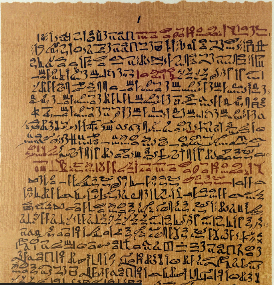 image of papyrus which is the earliest form of content marketing.