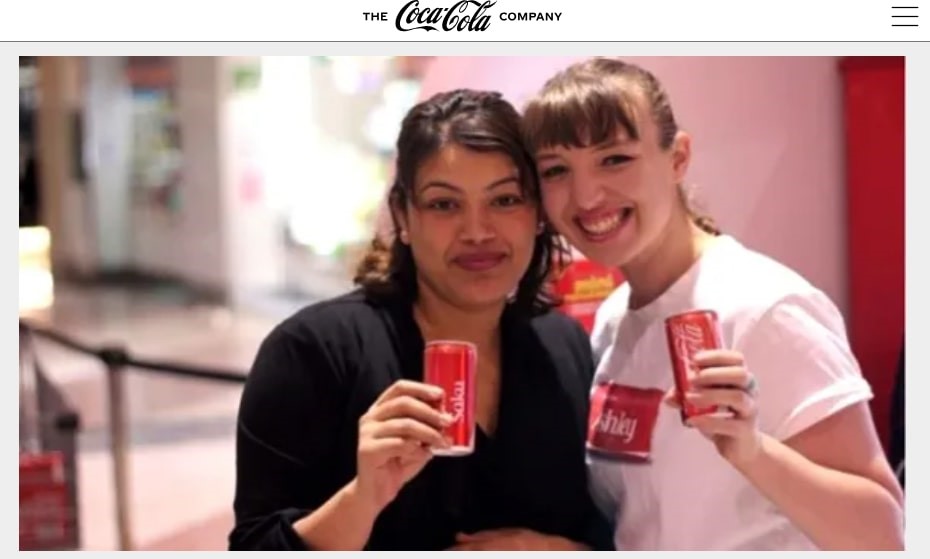 The coca cola company share a coke campaign