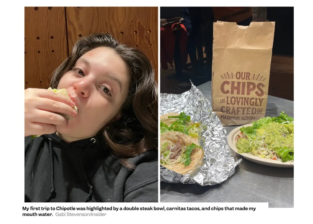 Customer review on Chipotle