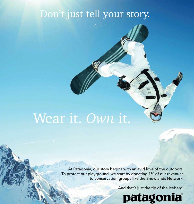 Patagonia marketing approach